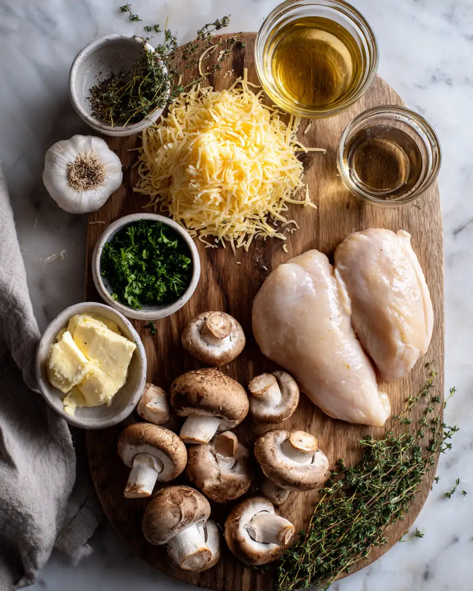 Irresistible Gouda and Mushroom Stuffed Chicken Recipe That Will Delight Your Taste Buds 5 Ingredients for Irresistible Gouda and Mushroom Stuffed Chicken Recipe That Will Delight Your Taste Buds