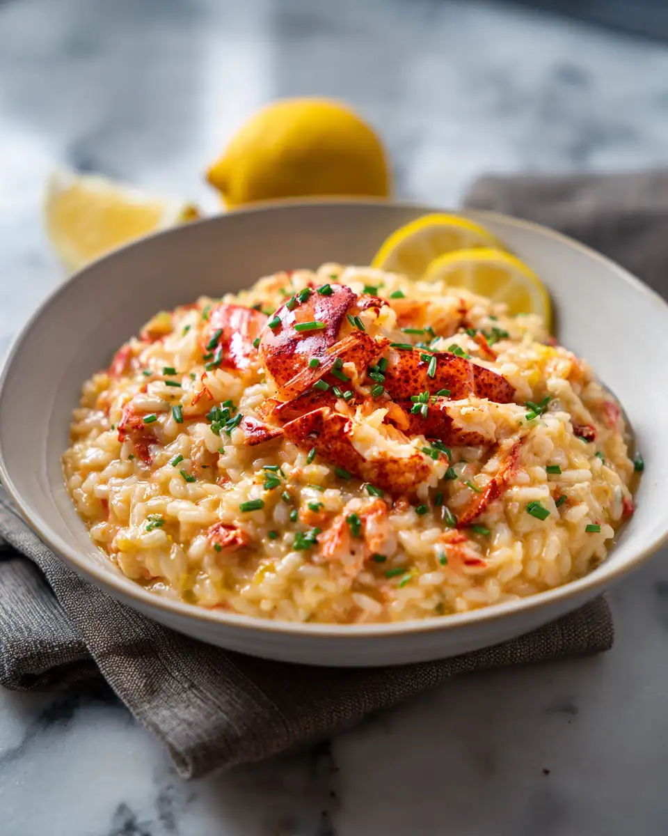 Creamy Lemon Butter Lobster Risotto That Will Wow Your Taste Buds - Featured Image