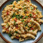 Creamy Mexican Street Corn Pasta Salad Bursting with Bold Flavors - Featured Image