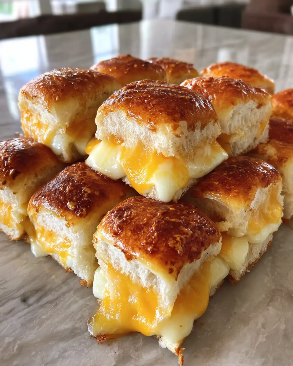 Ingredients for Irresistible Mini Grilled Cheese Hawaiian Rolls That Melt in Your Mouth