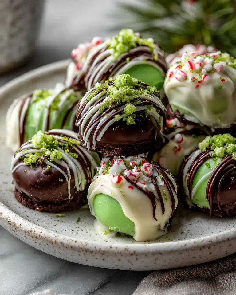 Irresistible No Bake Grinch Oreo Truffles Recipe That Will Steal Your Heart - Featured Image