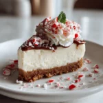 Irresistible No-Bake Peppermint Cheesecake Recipe for the Holidays - Featured Image