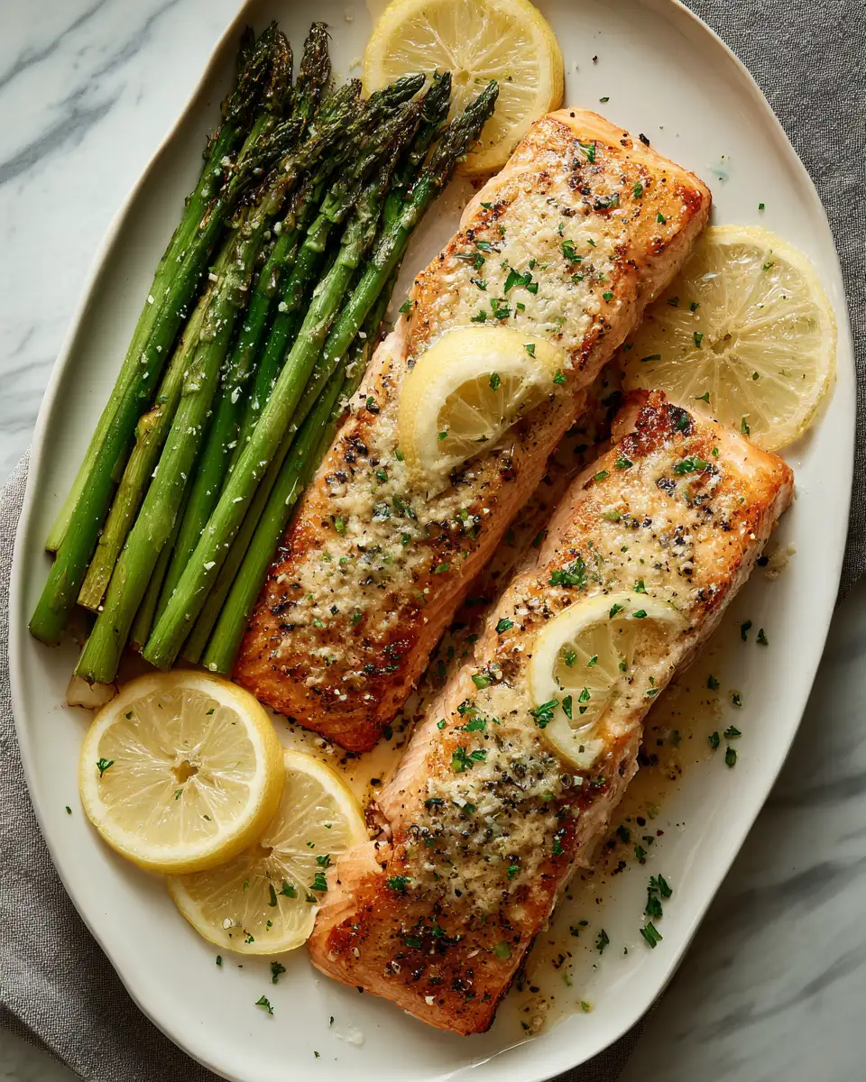 Sheet Pan Lemon Garlic Butter Salmon Recipe for Effortless Dinner Delight - Featured Image