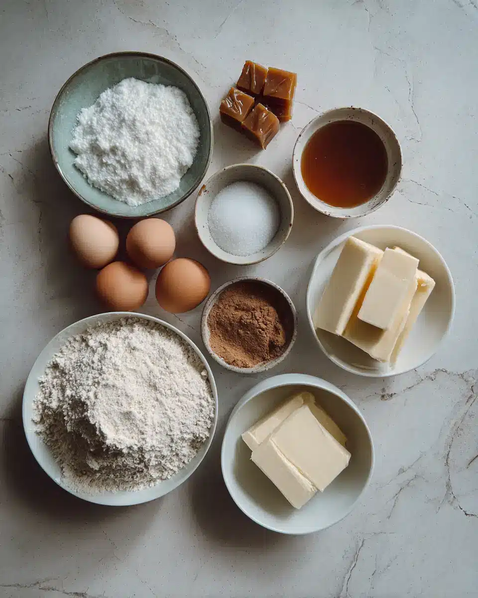 Ingredients for Super Easy Gooey Christmas Butter Cookies to Sweeten Your Holidays