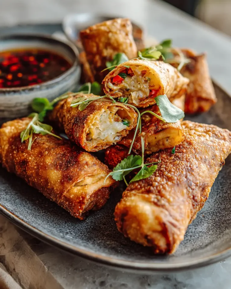 Spice Up Your Snack Time with Irresistible Voodoo Egg Rolls - Featured Image