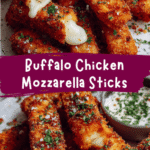 Irresistible Buffalo Chicken Mozzarella Sticks That Will Spice Up Your Snack Game