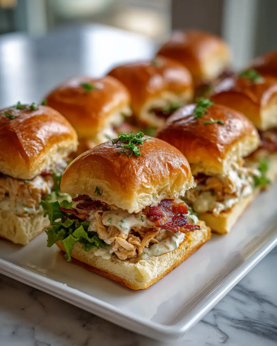 Irresistible Chicken Bacon Ranch Sliders That Will Steal the Show - Featured Image