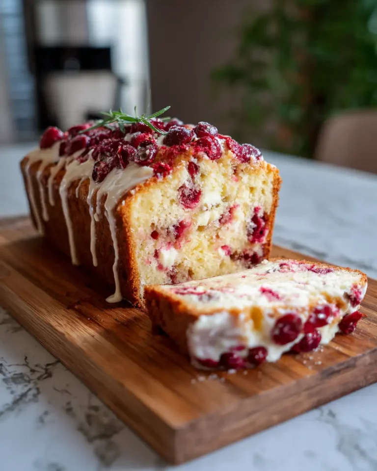 Irresistible Cranberry Cream Cheese Pound Cake Recipe You Have to Try - Featured Image