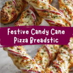 Festive Candy Cane Pizza Breadsticks That Will Sweeten Your Holiday Feast