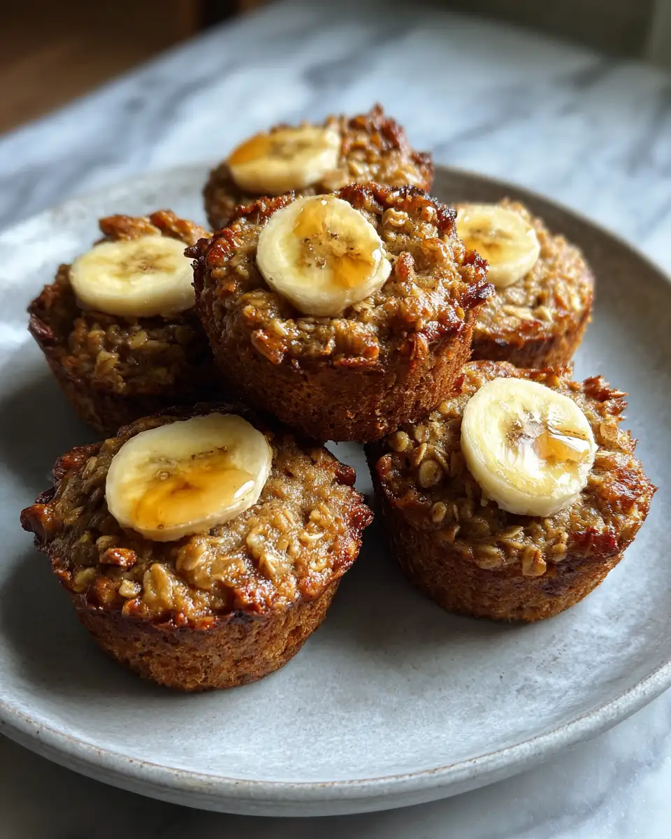 Final dish - Deliciously Healthy Guilt-Free Banana Oatmeal Muffins You’ll Love