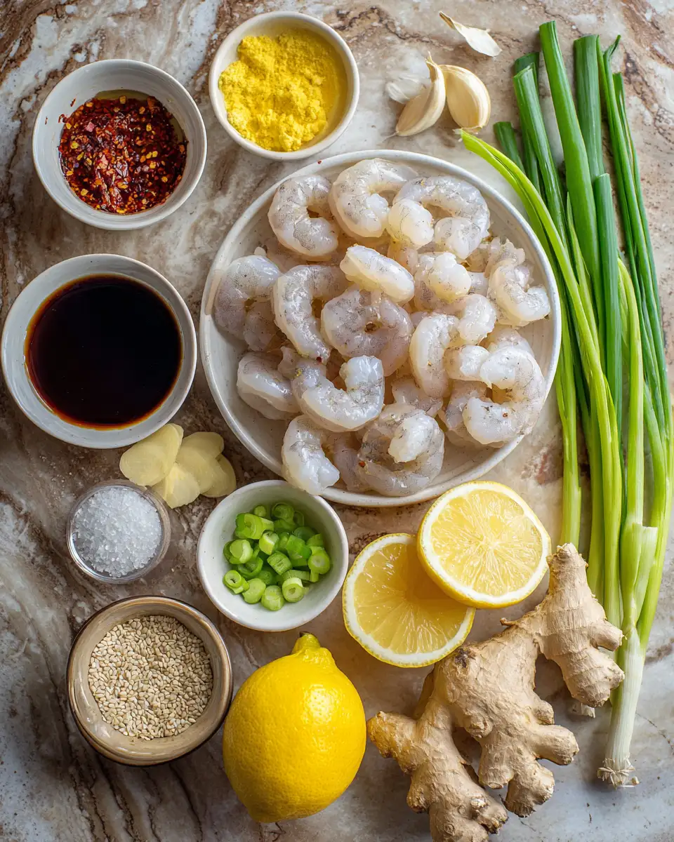 Ingredients for High-Protein Honey Garlic Shrimp That Will Fuel Your Day