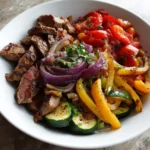 High Protein Low Carb Steak Fajita Bowl Recipe That Packs a Flavor Punch - Featured Image
