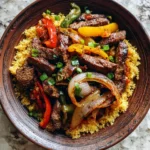 Final dish - High Protein Low Carb Steak Fajita Bowl Recipe That Packs a Flavor Punch