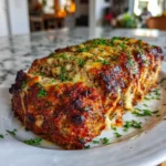 Mouthwatering Garlic Parmesan Meatloaf Recipe That Will Steal the Show - Featured Image
