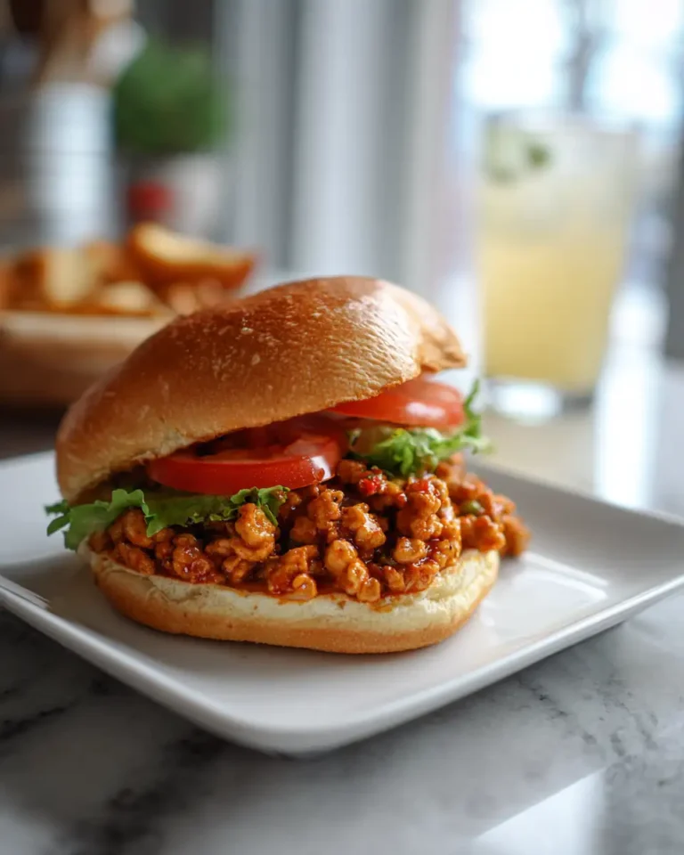 Fiery Flavor Explosion Spicy Cajun Chicken Sloppy Joes Recipe - Featured Image