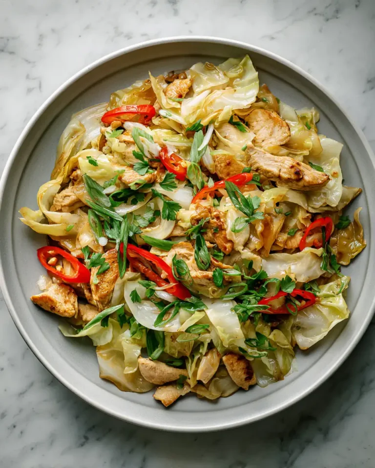 Savor the Flavor of Easy Chicken Cabbage Stir Fry - Featured Image