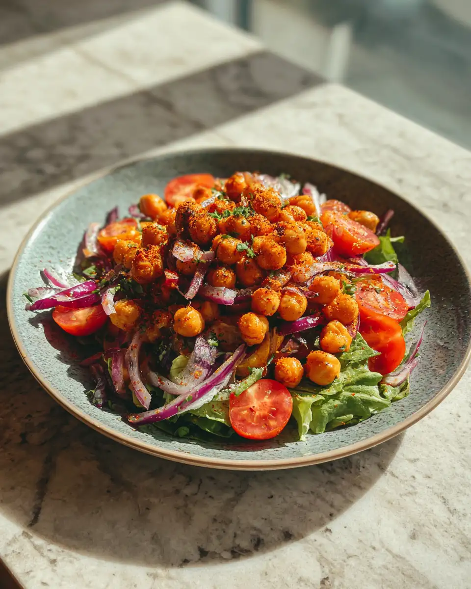 Final dish - Fresh and Flavorful Mediterranean Chickpea Salad Recipe to Brighten Your Meal