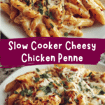 Ultimate Comfort Food Slow Cooker Cheesy Chicken Penne Recipe