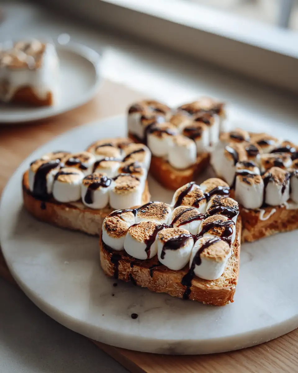 Irresistible S'mores Heart Toast Recipe That Will Melt Your Morning - Featured Image